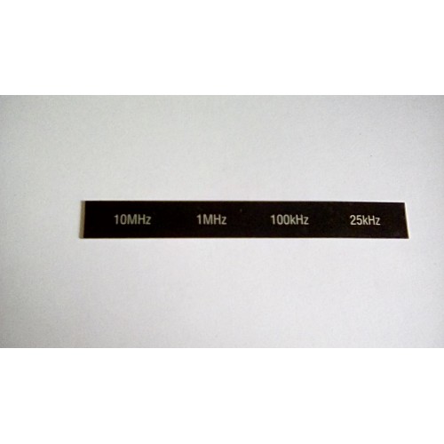 CLANSMAN FREQUENCY DESIGNATION DECAL  CLANSMAN FREQUENCY DESIGNATION DECAL